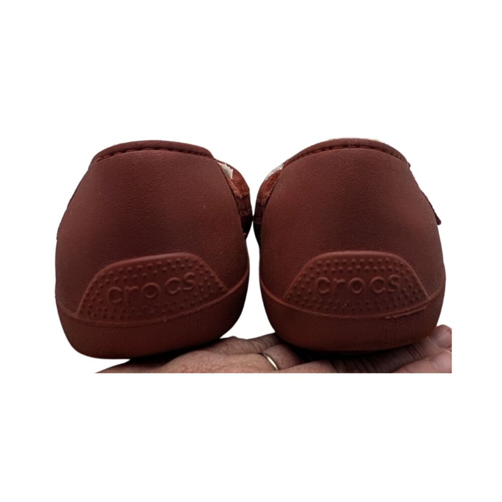 Crocs Rust Berryessa Suede Flat Size Womens 8 - Picture 5 of 8